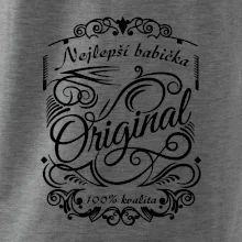 Vintage nejlepší babička  100% kvalita