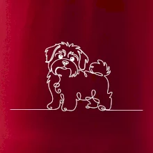 Havanský psík linka jedním tahem