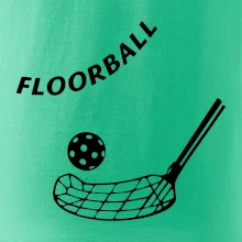 Floorball nápis šikmo