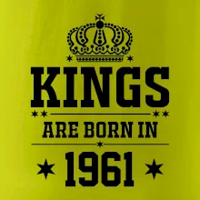 Kings are born in 1961
