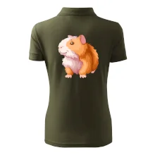 Morče - kreslené, bílo oranžové