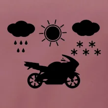 Motorkář za každého počasí - silnice