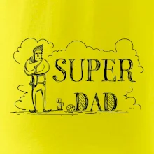 Kreslený nápis super dad