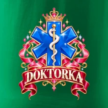 Doktorka - stuhy a kříž