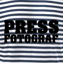 Novinář nápis - Press Fotograf