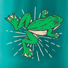 Žába zelená kreslená