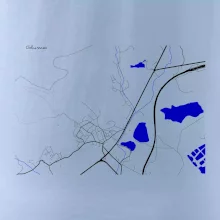 Chlumec 403 39 mapa s vodními toky