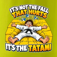 Pád bolí tatami judo