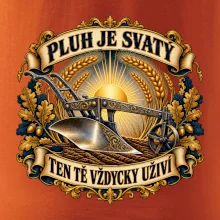 Posvátný pluh s pšeničnou svatozáří