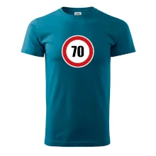 Dopravní značka - omezení rychlosti 70