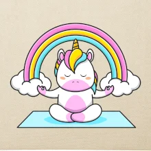 Yoga jednorožec - duha