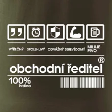 Čárový kód - Obchodní ředitel