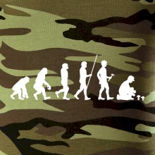 Evoluce houbař muž