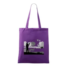 Lovec a ohař v lese