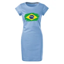 Brazílie vlajka štětkou