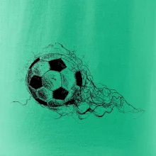Fotbalový míč - kresba tužkou
