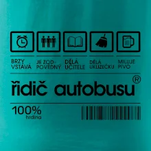 Čárový kód řidič autobusu