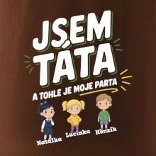 Jsem táta a tohle je moje parta  (obrázky a jména dětí)