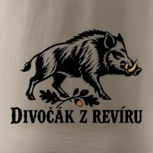 Divočák z revíru jednoduchý lovecký motiv