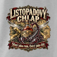 Listopadový chlap rum a ostrý štír