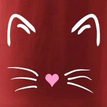 Kočka - srdce místo nosu