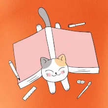 Učení na státnice kočka