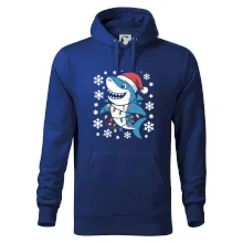 Vánoční žralok a vločky