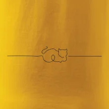 Kočka linka kreslená