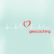 Moje srdce bije pro Geocaching -text