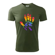 LGBT hand print
