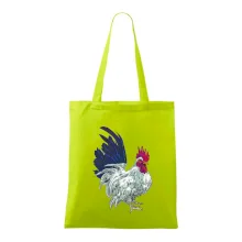 Kohout kreslený bílý