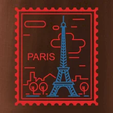 Paříž známka jednoduchá