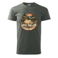 Lovec pokladů vintage horský odznak