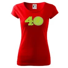 Tenis kulaté narozeniny 40