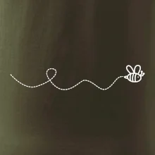 Dráha letu včely - vlnovka