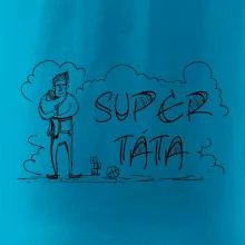 Kreslený nápis super táta