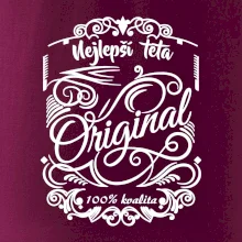 Vintage nejlepší teta 100% kvalita