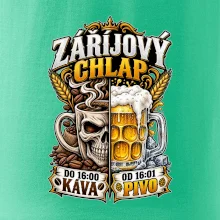 Záříjový chlap -  do 16 káva  od 16 pivo