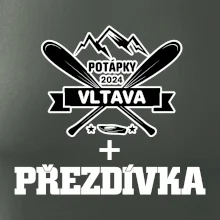 Na vodu - pádla hory (vlastní nápis)