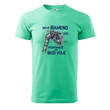 Badminton rameno drží boží vůle