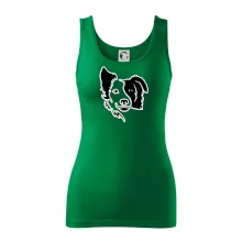 Border kólie obrys hlavy