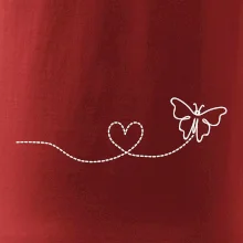 Dráha letu motýla - srdce