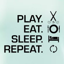 Play eat sleep repeat pozemní hokej