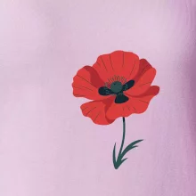 Vlčí mák kreslený velký