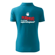 Já piju pivo - tvoje superschopnost? rovný nápis