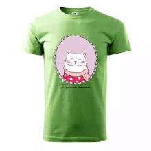 Pyšná kočka fialová