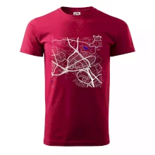 Praha - 14100 mapa s vodními toky