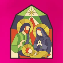 Vitráž - jesličky