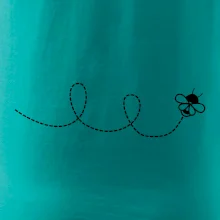 Dráha letu včely - smyčka