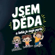 Děda a jeho parta (obrázky a jména vnuků)